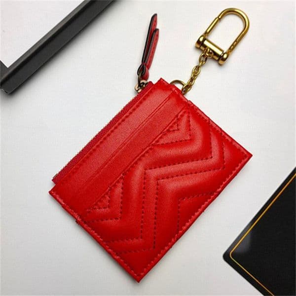 Luxury designer G's Real pickup truck bag, thin zipper coin purse, coin bag, keychain, hanging decoration, high version of the coin purse