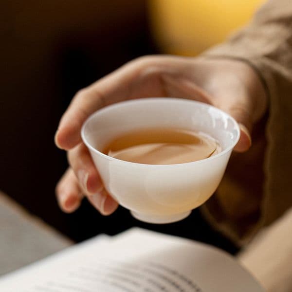 Bestseller Tang and Song Dynasty Ice Jade Porcelain, Household Host Cup, Kung Fu Set, High-end Tea Cup ddmySat