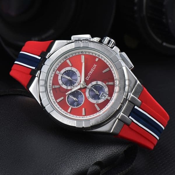 Top Sale 2026 Quartz Wristwatch Luxury Watches for Men Rubber Strap Popular Designer Watch Fashion Male Clocks for Gift Wholesale Dropshipping