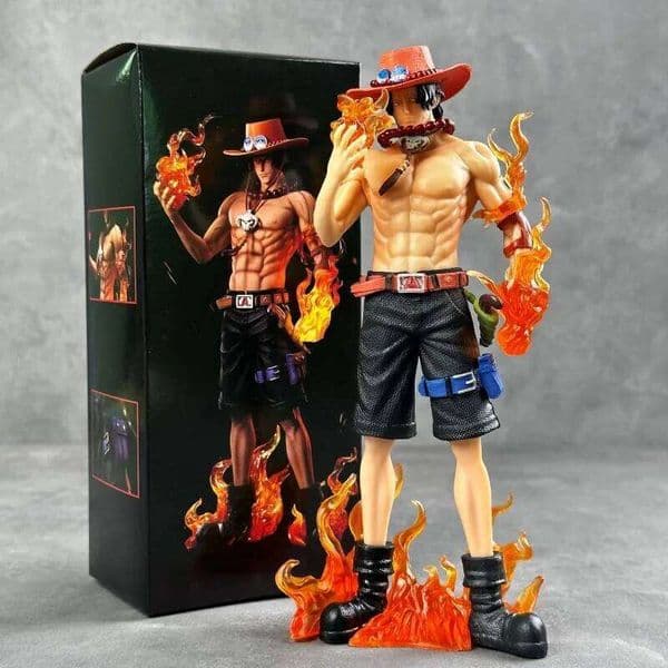 Figur DX10th Anniversary Fire Fist Escal D Ace Ruffy Brother Japan Anime Sammlerfiguren PVC Modell Spielzeug X260304