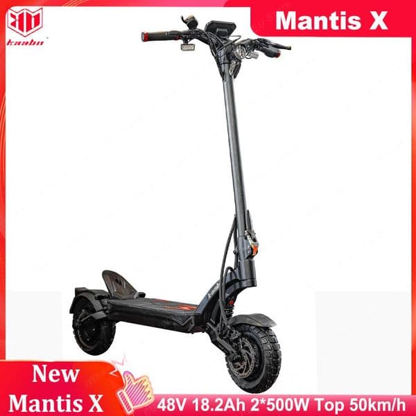 2026 Newest Kaabo Mantis X Plus 48V 18.2Ah Kaabo Mid-Mounted Display NFC USB Charging Front Rear Adjustable Spring Oil Damping