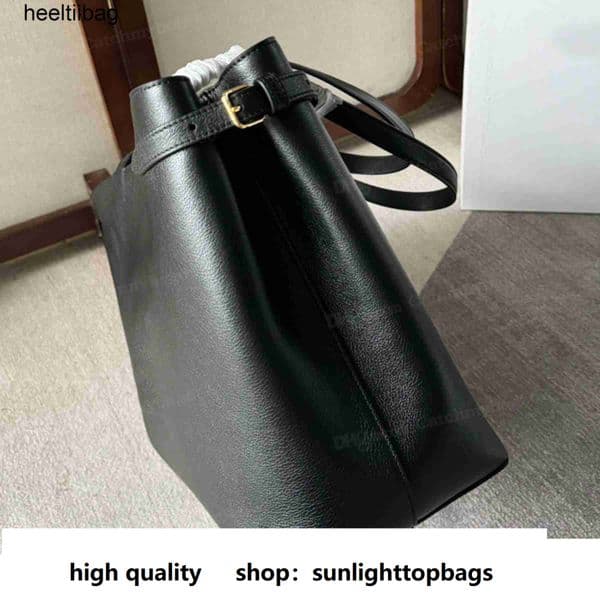 New Shoulder bag Designer bag luxury bag Cabas In Grained Calfskin Golden Hardware Suede ing Handbag Snap Button Closure Tote Flat Pocket Clutch Bag Purse 12A 65e3