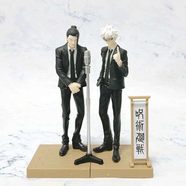Jujutsu Kaisen Action Anime Figure 17cm Gojou Satoru Handsome Suit Man Geto Suguru Figurine PVC Collection Model Toy X260304