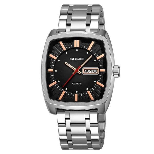 SKMEI 9354 Top Brand Quartz Casual Watches for Men Round Movement Waterproof Mens Wristwatches Date Week Display Male Clock