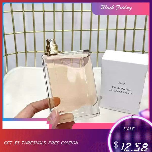 2026 100ml Women fragrance her perfume eau de parfum toilette intense 3.3oz long lasting smell brand edp woman lady girl charming cologne spray good quality fast