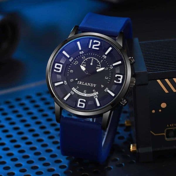 Fashion Silicone Strap Men Sports Watches Casual Arabic Dial Quartz Watch For Man Clock Reloj Hombre