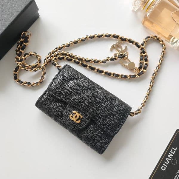 Wallet Designer Handbag Luxury Women Zero Wallet High Quality Fashion Chain Card Bag Business Card Cover Diagonal Cross Small Wallet