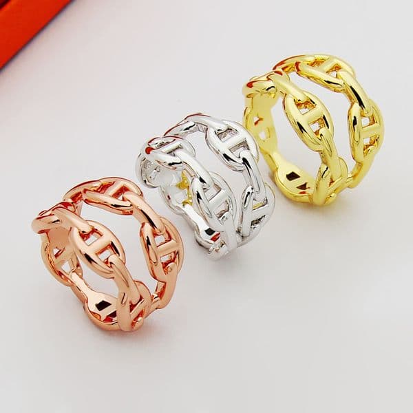 Luxury Fashion Band Couple Rings Designer Pig Snout Ring High Quality 925 Sterling Silver Pink Nose Round CIrcle Hollow Ring Women Men Jewelry Party Gift With box MI26