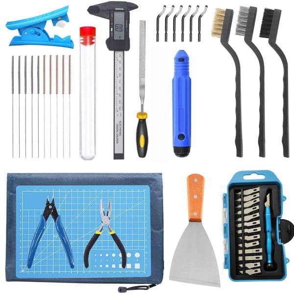 Carving Tool DIY Deburring Trimming Knife 3D Model Grinding Edge Cutter Files Brush Scraper Caliper Engraving 3D Printer Parts