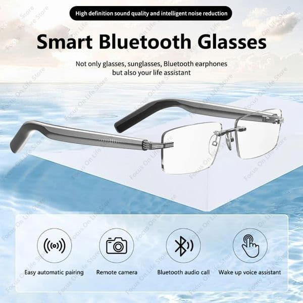 Smart Bluetooth Glasses Wireless Headphones Polarized Glasses Super Long Standby Call Audio Voice Assistant Smart Glasses