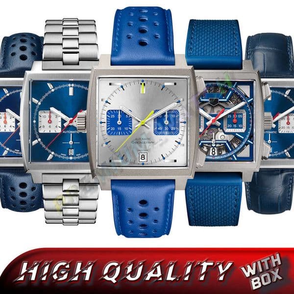 AAA Mens TAGlies Heuerer Watch F1 Luxury Watch Designer Wristwatch Hueuers Monaco Watches Man Superclone Watch Top Quality Quartz Automatic Mechanical Watch Box 9f