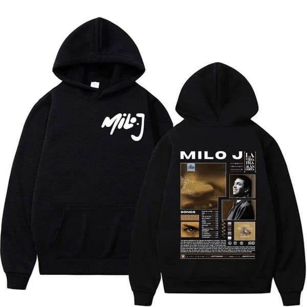 Rapper Milo J Album 2025 Tour Merch Pullover designer luxury Harajuku Fashion Hip Hop Street Pop Music Hoodie Men Women Casual Sweatshirts C260311