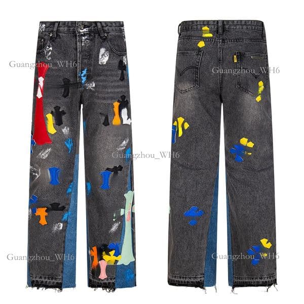 Chrome desiner jeans Chroe Hets mens bay jeans stacked jean shorts skinny jeans men hih quality luxury embroidery denim slim fit jeans sweatpants joers pants 1f