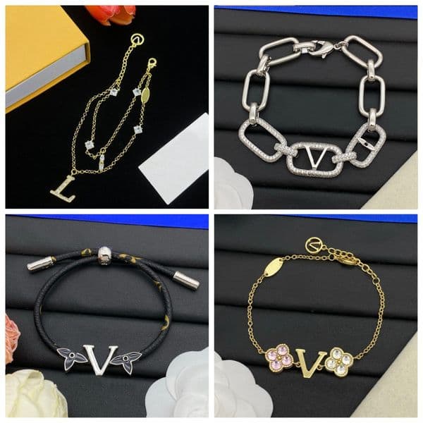 Gold Chain Bracelet Brand Fashion Designer Bracelet for Women Bracelet Party Gift Designer Jewelry for Women