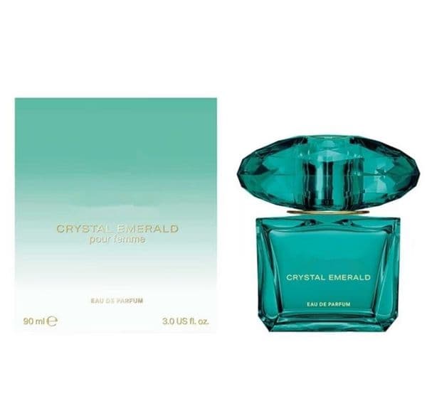 Bright Crystal Emerald Perfume Green yellow pink Diamond Woman Perfume 90ml Eau De Toilette Good Smell Lady Girl Parfum Cologne Spray Fast Ship
