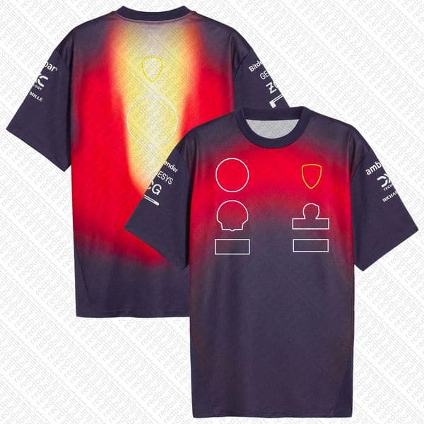 F1 2026 Team China T-shirt Special Edition Formula 1 Racing T-shirts Motorport Driver Replica Car Fans Tee Quick-dry Plus Size Jersey