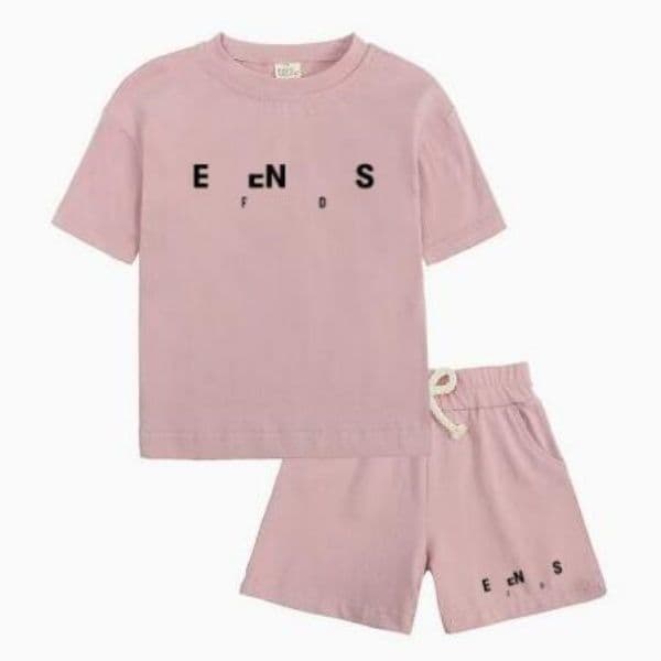 Boys Girls Clothes Sets Baby Summer Shirts Shorts Two Piece Sets Children Outdoor Tracksuits Kid Toddler Tees Sportwear
