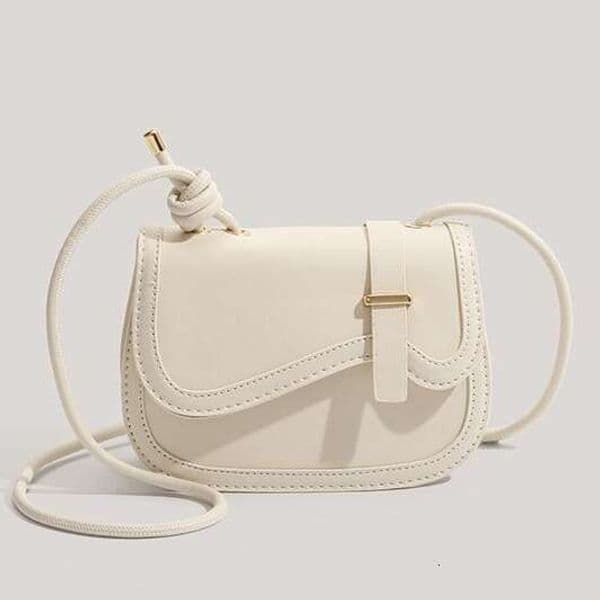 CHARHP&KEJNT Official Authentic 2026 New Student Cute Single-Shoulder Saddle High-Quality Textured Crossbody Bag
