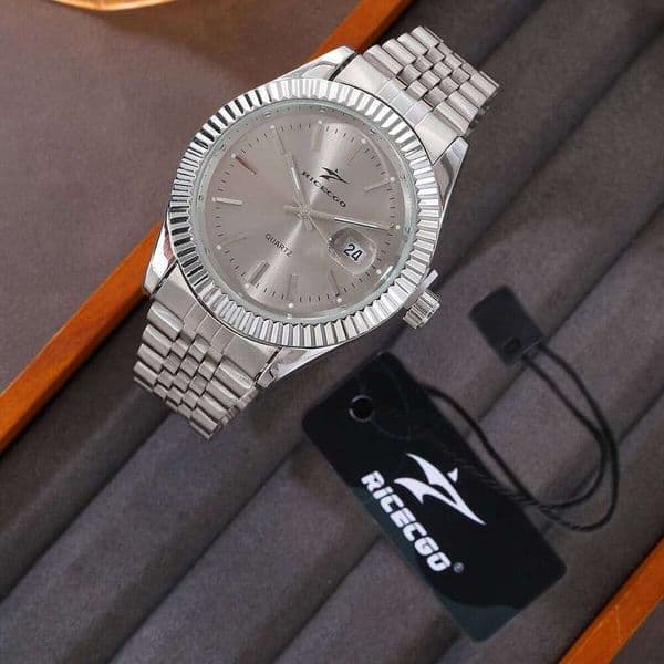 Luxury Fashion Men's Watch Date Sport Quartz Business Clock Watches Stainless Steel Round Wristwatch Masculino New