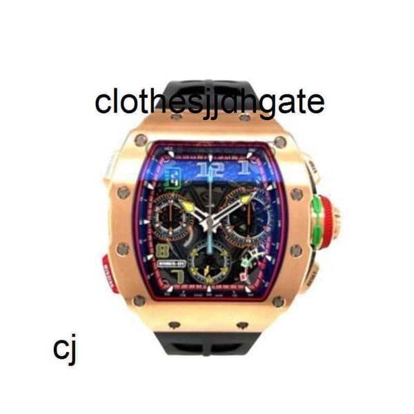 Luxury Men Watches 65-01 Series Men's Watches Automatic Winding Chronograph Full Rose Gold Watch RSHJ
