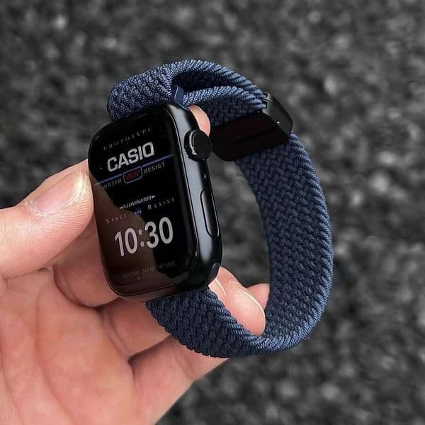 New nylon woven magnetic watch band compatible with Apple Watch AppleWatch6 iWatch7 8 9 10 SE