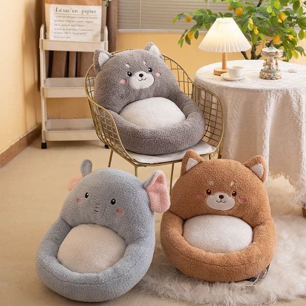 Capybara Plush Cushion Lazy Sofa Seat Cute Cartoon Pillow Chair