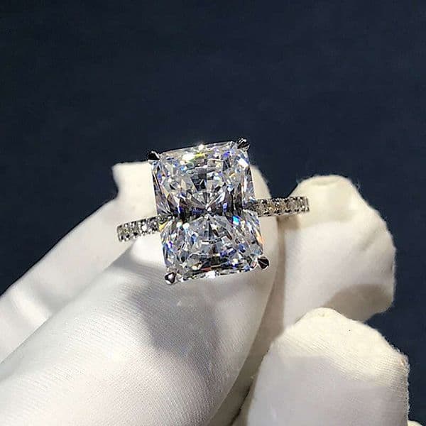 Niche Design Diamond Rings Luxury Women's Rings Trendy Holiday Gifts