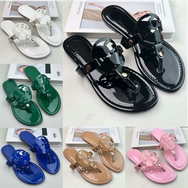 Free shipping with box designer sandals women for ladies girls slides luxury flat flip flops sliders slide sandals sandal womens summer beach outdoor shoes slides