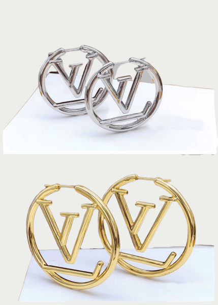 Women Gold Earrings Designer Luxury Hoop Earrings Extravagant Studs 4cm Classic Simple Earring Steel Silver Letter Engagement Jewelry Valentine's Day fa501