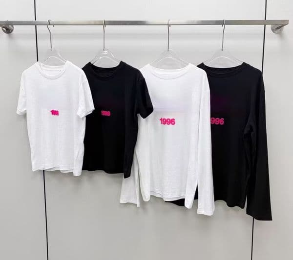 Designer 2026 Spring Early Season Limited Embroidered Letters Short-Sleeved T-Shirt Cotton-Linen Loose-Sleeved Base Shirt for Men and Women of the Same Style