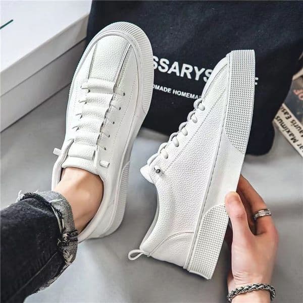 Ddmysports Men S Spring And New Sports Casual Sneakers Autumn Slip On Comfortable Men Trendy White Shoes Outdoor
