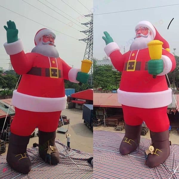 Gaint Inflatable Santa Claus 12mH (40ft) large Red Blow Up Father Christmas Replica For Xmas Decoration