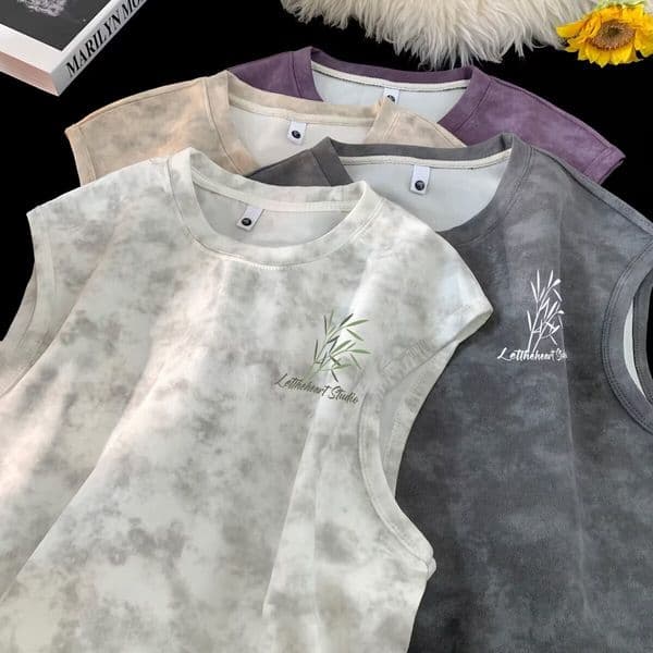 Designer Hoodie Summer Americanstyle Designer T-shirt Ins Trendy Polo Simple Wideshoulder Sleeveless For Men Highend Loosefitting Sporty Fashion Tank Top