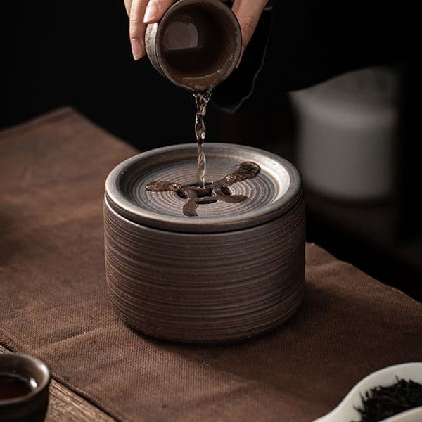 Bestseller Coarse Pottery Jianshui Japanese Style Cup Residue Water Bowl Washer Ceramic Kung Fu Set Tea Ceremony Accessories ddmySat