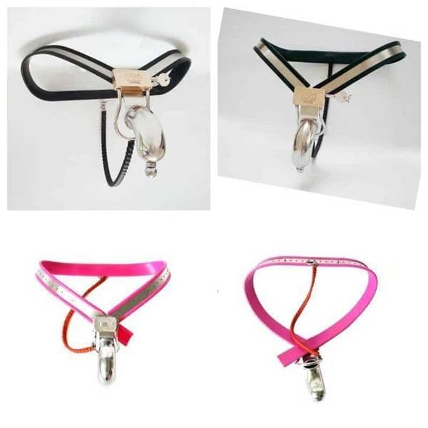 Chastity Belt Dick bead Cock cover Slave BDSM Bondage Pants Metal Device Penis Lock Metal Fetish Sex Toys For Male Ha99