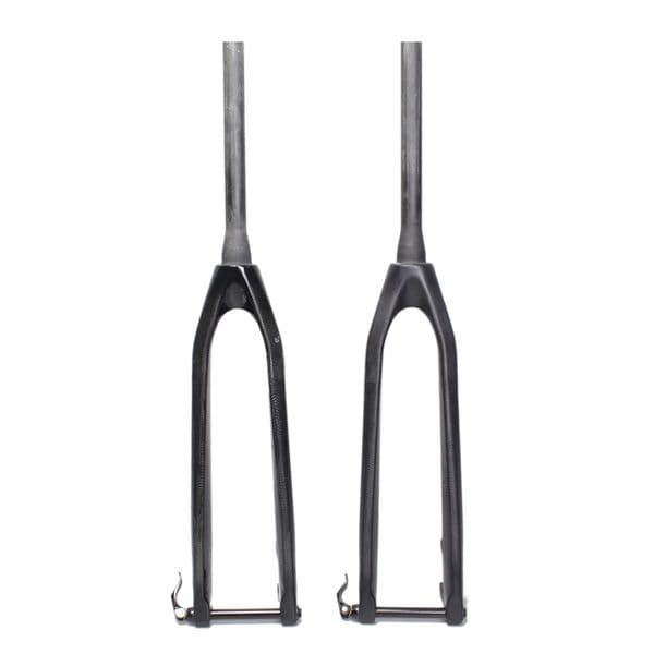 Carbon Fiber 26-inch/27.5-inch/29er Mountain Bike Front Fork Hard Fork Straight Tube Tubular Axle Front Fork