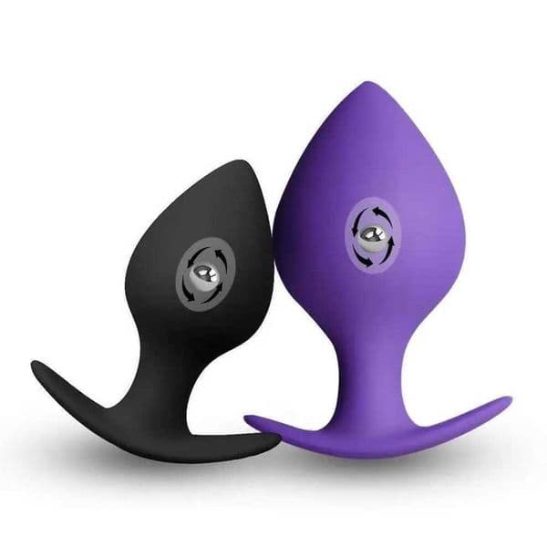 4/45/55cm Anal Plug with Balls Solid Silicone Butt Plug Comfortable Wear Anal Beads Prostate Massage Anal Dilation Training Ha99