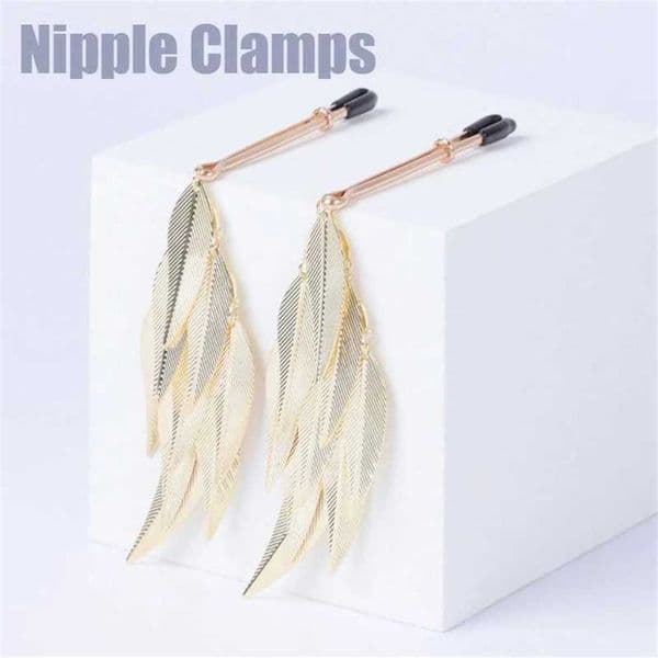 Nipple Clamps Sex Product BDSM Female Breast Clitoris Clip Massage Sexual Accessories Sex Toy for Woman Couple Roleplay Props Ha99