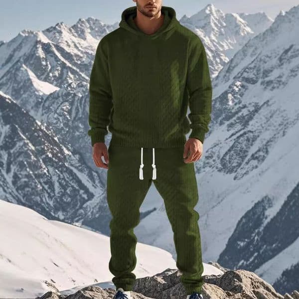 European Designer Polo Hoodie And American Hooded Pullover Jacquard Swea And Sweatpants Designer T-shirt Men's Trendy Casual Sports Set