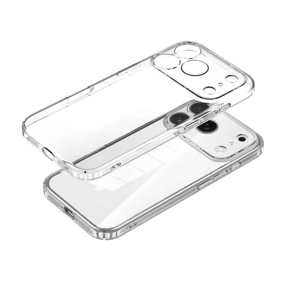 Apple 17 Transparent Phone Surada Crystal PC Hard Case Anti-fall Fine Hole High Transparency iPhone 16 Pro