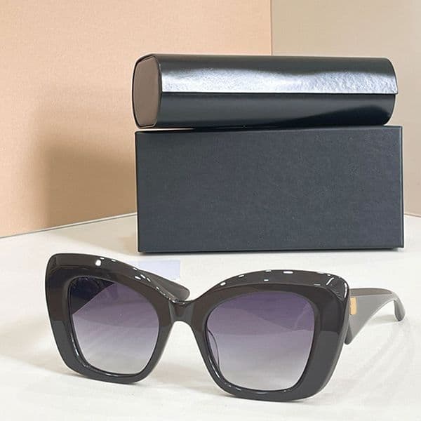 Sunglasses Womens Designer Cat Eye Frame Glasses UV 100% Polarized Light Women Glasses Black Lens Polyurethane Frame Goggles Luxury Women Travel eyewear BB0503S