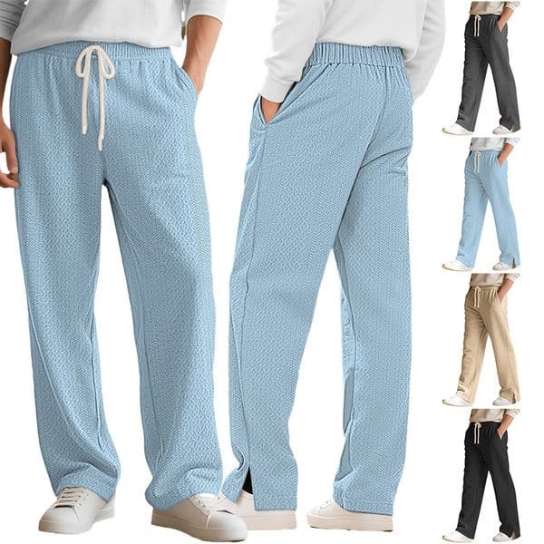 New Loose Casual Designer Shorts Sports Warehouse European And American Textured Essential Shorts Essentials Shorts Jacquard Knit Straight Men's Pants