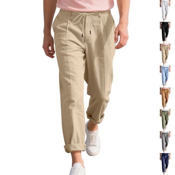 American Style Men's Loose Essential Designer Shorts Shorts Casual Straightleg Linen Essentials Shorts Naples Gorgon Breathable Long Pants