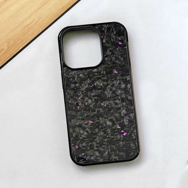 Suitable for Apple iPhone 16 14 17 15 Pro Max Carbon Fiber Forged Texture Phone Case