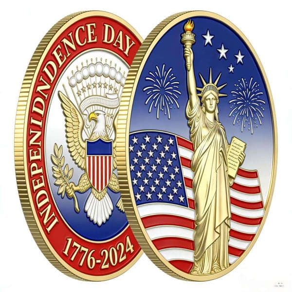 U.S. 50th Anniversary Commemorative Toy Coin