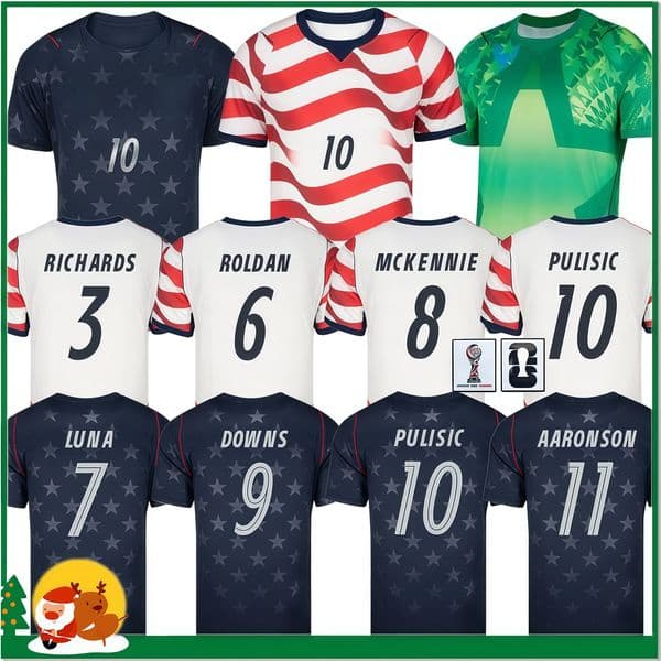 2026 United states PULISIC Soccer Jerseys REYNA McKENNIE WEAH SWANSON USAs MORGAN RAPINOE 25 26 home away kids kit woman Men Football Shirt
