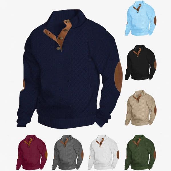 Spring And Autumn Designer Hoodie Men's Fashion European Size Hotselling Men's Polo Designer T-shirt Stand Collar Long Sleeve Casual Outdoor Jacquard Knitwear