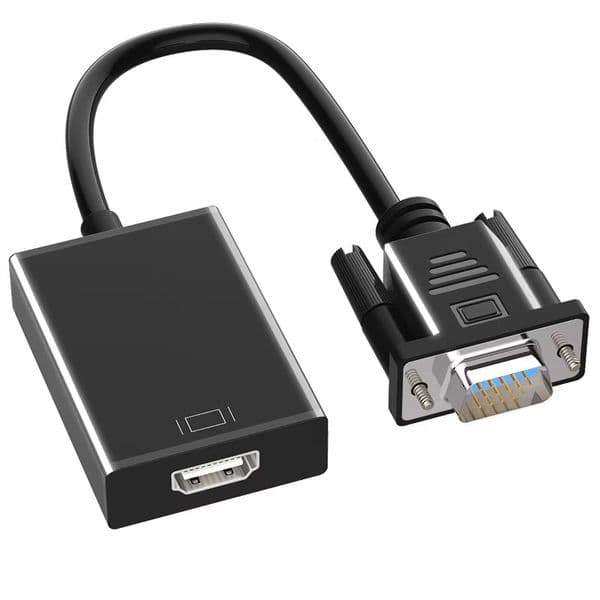 VGA to HDMI converter for laptop, desktop, set-top box, projector, monitor, 0.5m