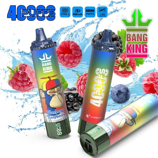 Puff 40K Bang King Puffs 40000 Vape Fast Delivery Disposable E Cigarette 2% 3% 5% Nicotine Tornado 15K 12K Germany Wholesale