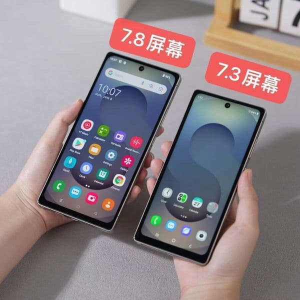 Best-selling S25 Ultra cross-border mobile phone with 1:1 silicone case, perforated ultra-large screen, 7.8inch true 4G network, 8+128GB